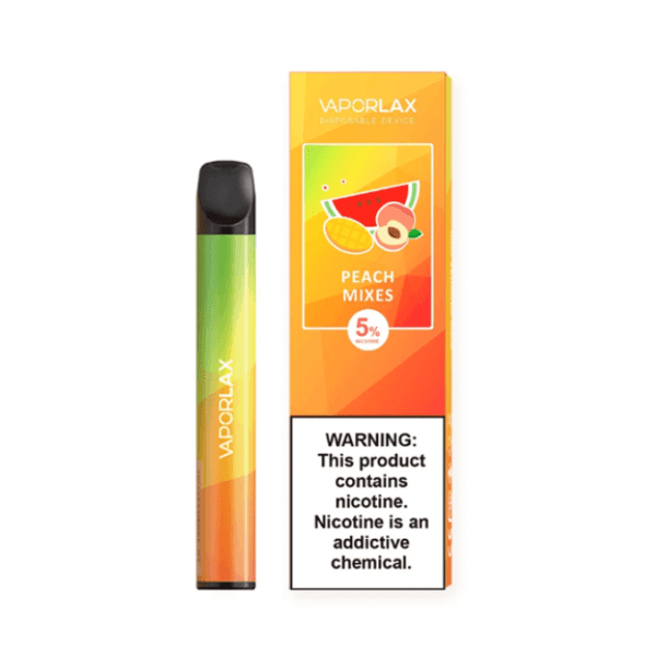 PEACH MIXES- VAPORLAX MATE DISPOSABLE | 800 PUFF BAR