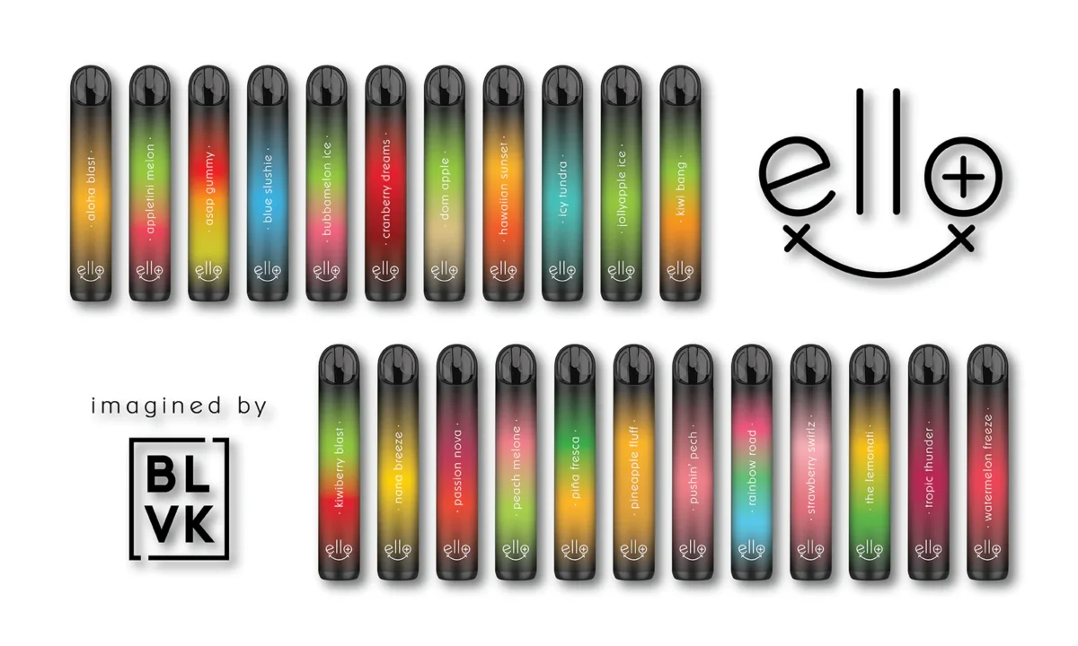 JUST MINT 5% - BLVK ELLO TOBACCO FREE DISPOSABLE 3500 PUFF - Image 2