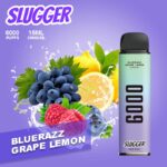 BLUE RAZZ GRAPE LEMON ICE SLUGGER DISPOSABLE 2% 6000 PUFFS - Image 2
