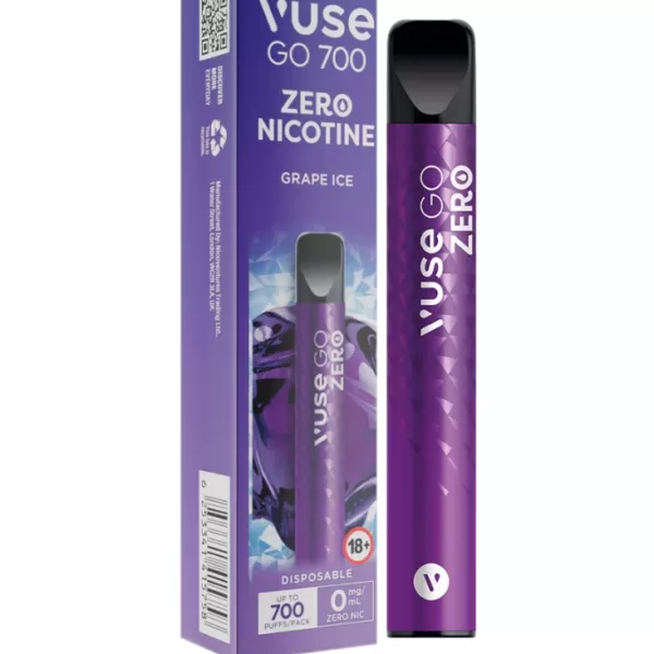 GRAPE ICE ZERO NIC VUSE GO DISPOSABLE