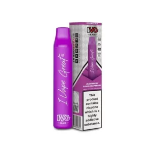 BLUEBERRY SOUR RASPBERRY IVG BAR MAX DISPOSABLE 3000 PUFFS