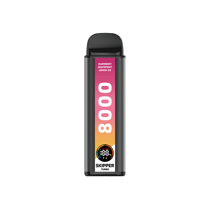RASPBERRY GRAPEFRUIT LEMON ICE SKIPPER TURBO 10K DISPOSABLE