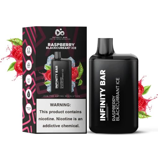 RASPBERRY BLACKCURRANT ICE INFINITY BAR DISPOSABLE