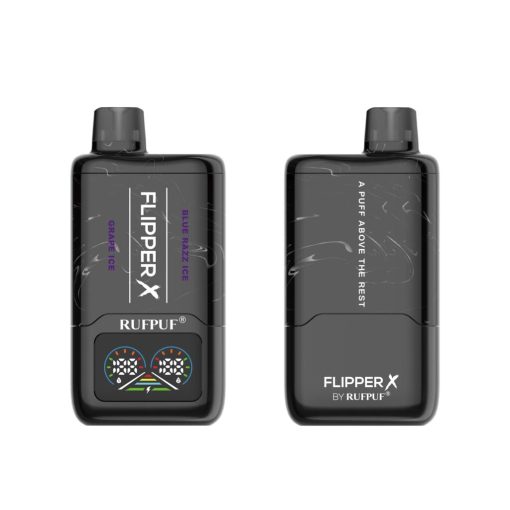 BLUE RAZZ ICE AND GRAPE ICE RUFPUF FLIPPER X DISPOSABLE
