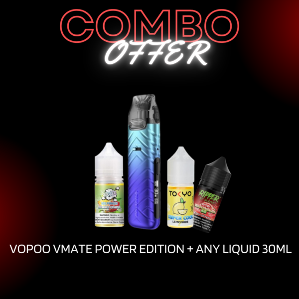 VOOPOO VMATE PRO POWER EDITION ANY NICSALT 30ML COMBO OFFER