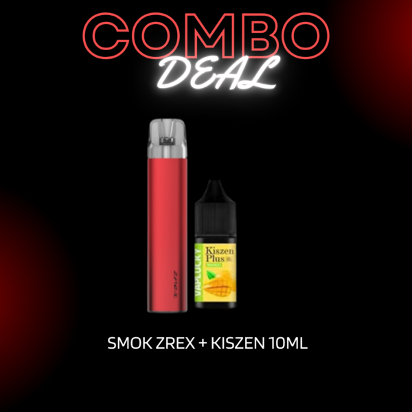 SMOK ZREX POD KIT AND KISZEN 10ML COMBO DEAL