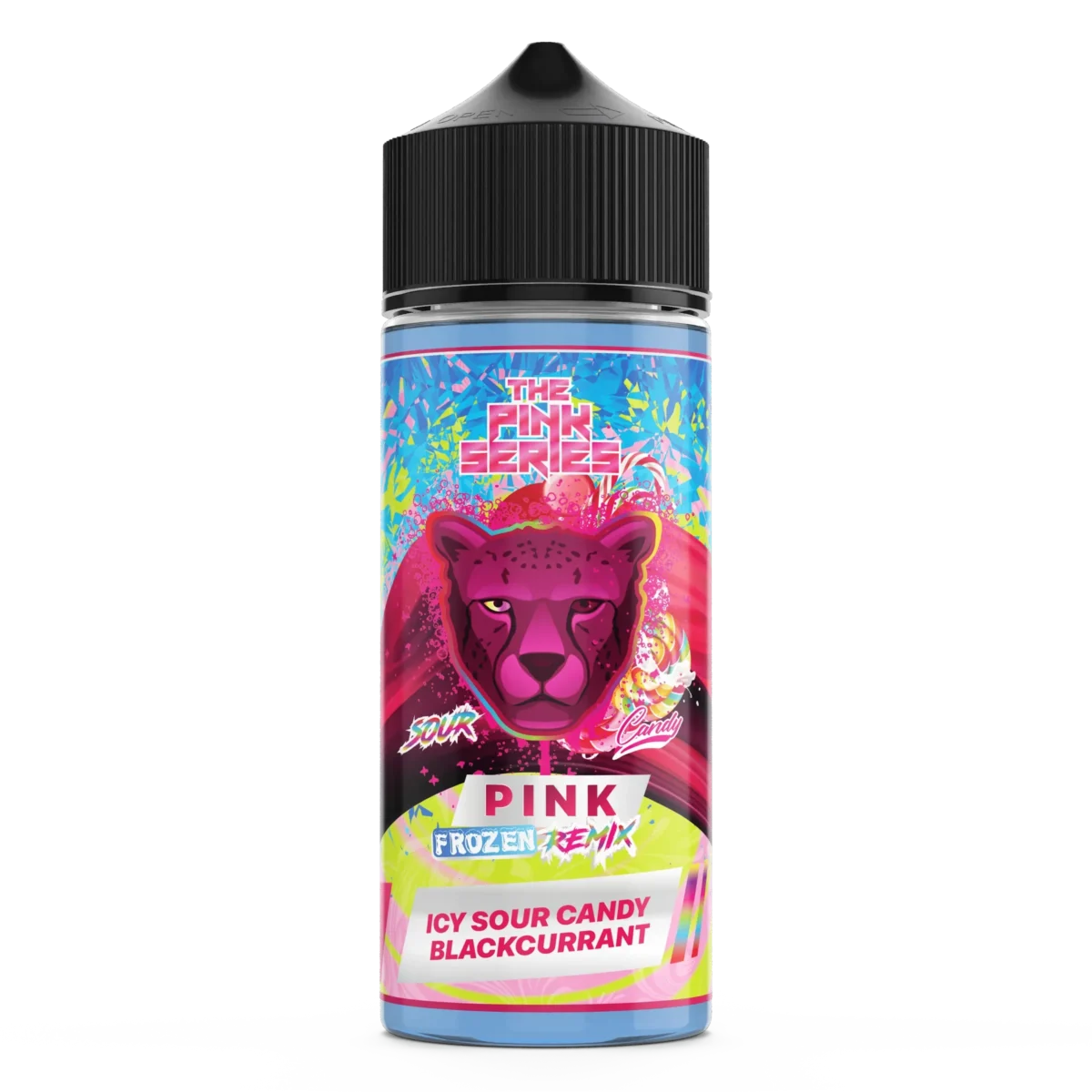 ICY SOURE CANDY BLACKCURRANT PINK FROZEN ICE DR VAPES PANTHER SERIES