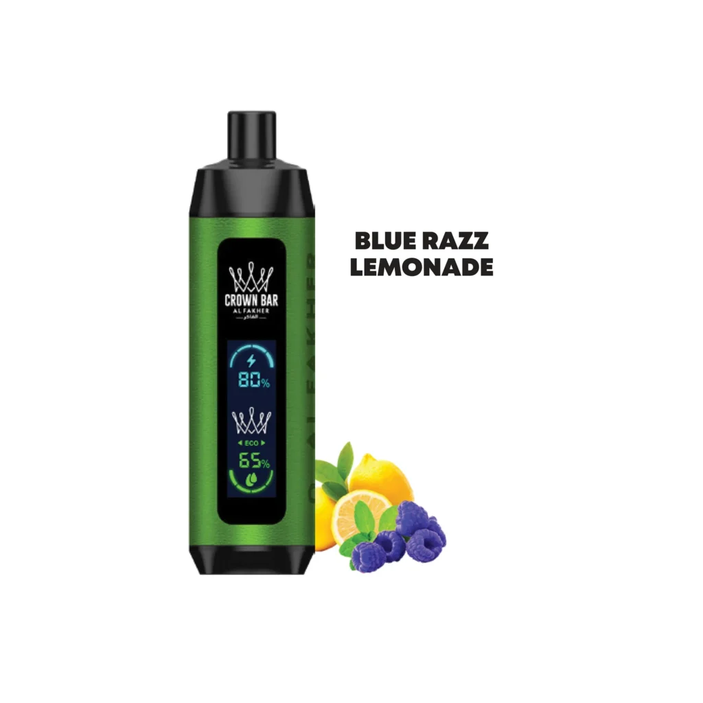 BLUE RAZZ LEMONADE ICE AL FAKHER CROWN BAR DISPOSABLE