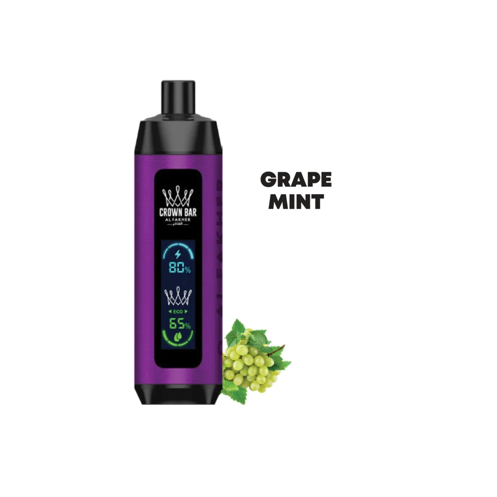 GRAPE MINT ICE AL FAKHER CROWN BAR DISPOSABLE
