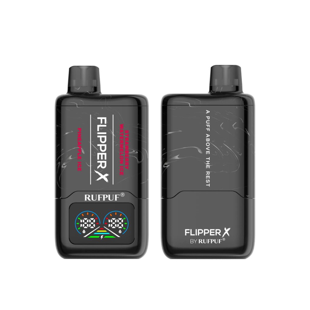 PINEAPPLE ICE AND STRAWBERRY WATERMELON ICE RUFPUF FLIPPER X DISPOSABLE