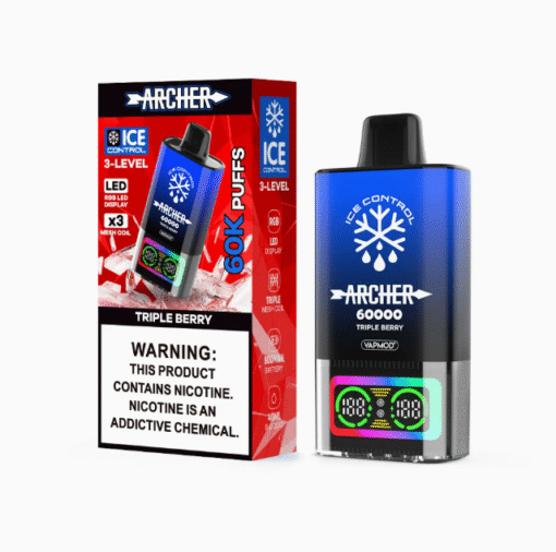 TRIPLE BERRY ARCHER 60000 PUFFS DISPOSABLE